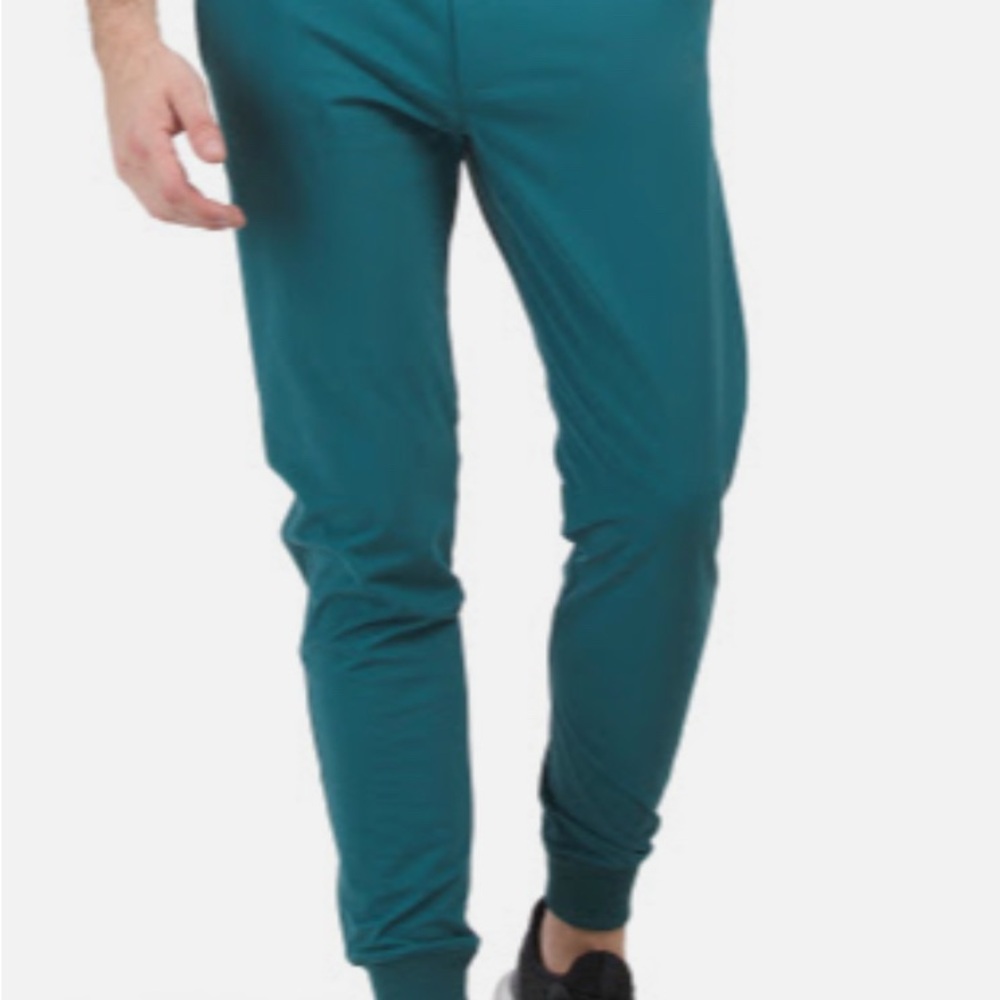 Greyson teal Jogger Sweatpants with Tapered Leg